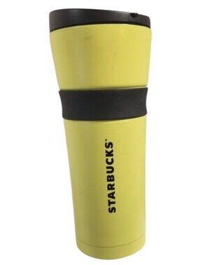 2016 STARBUCKS LIME GREEN COFFEE TUMBLER 16FL OZ